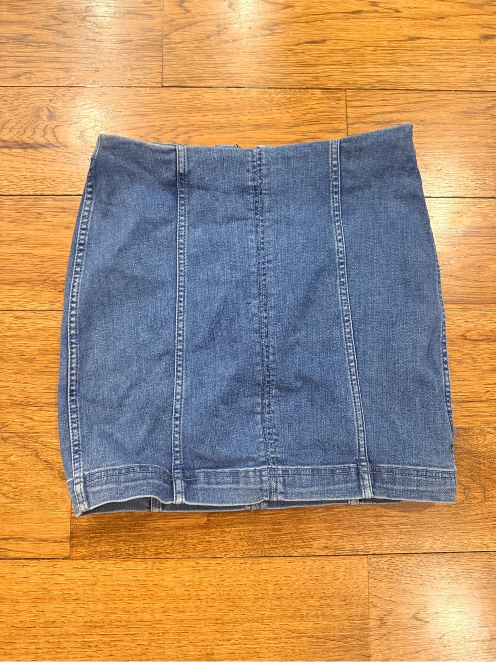 Free People Classic Blue Denim Mini Skirt - Women's